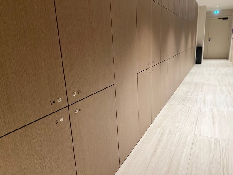 Vestiaires privatifs